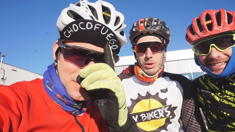 tren burra chocofuego. amigos mtb btt
