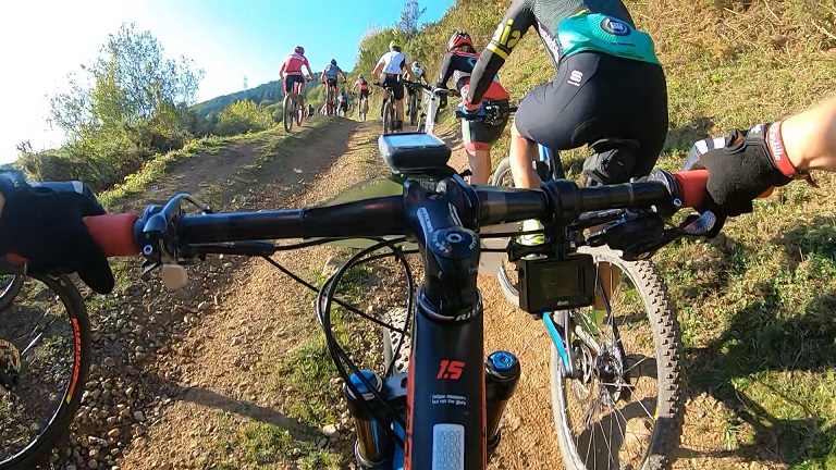 marcha mtb pedales de hierro